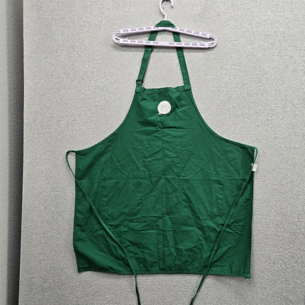 Starbucks Coffee Company Green Embroidered Apron Logo